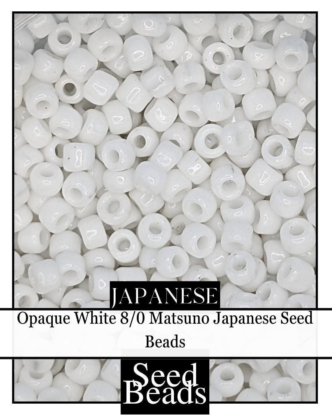4478SB Opaque White 8/0 (15g pkg)