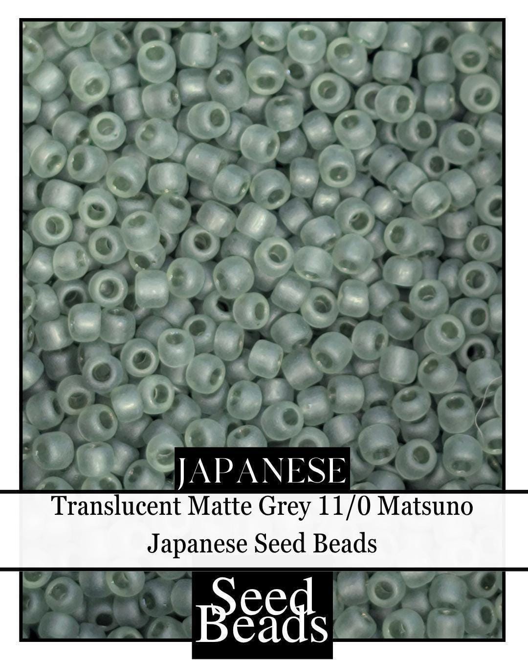 4777SB Translucent Matte Grey 11/0 (15g pkg)