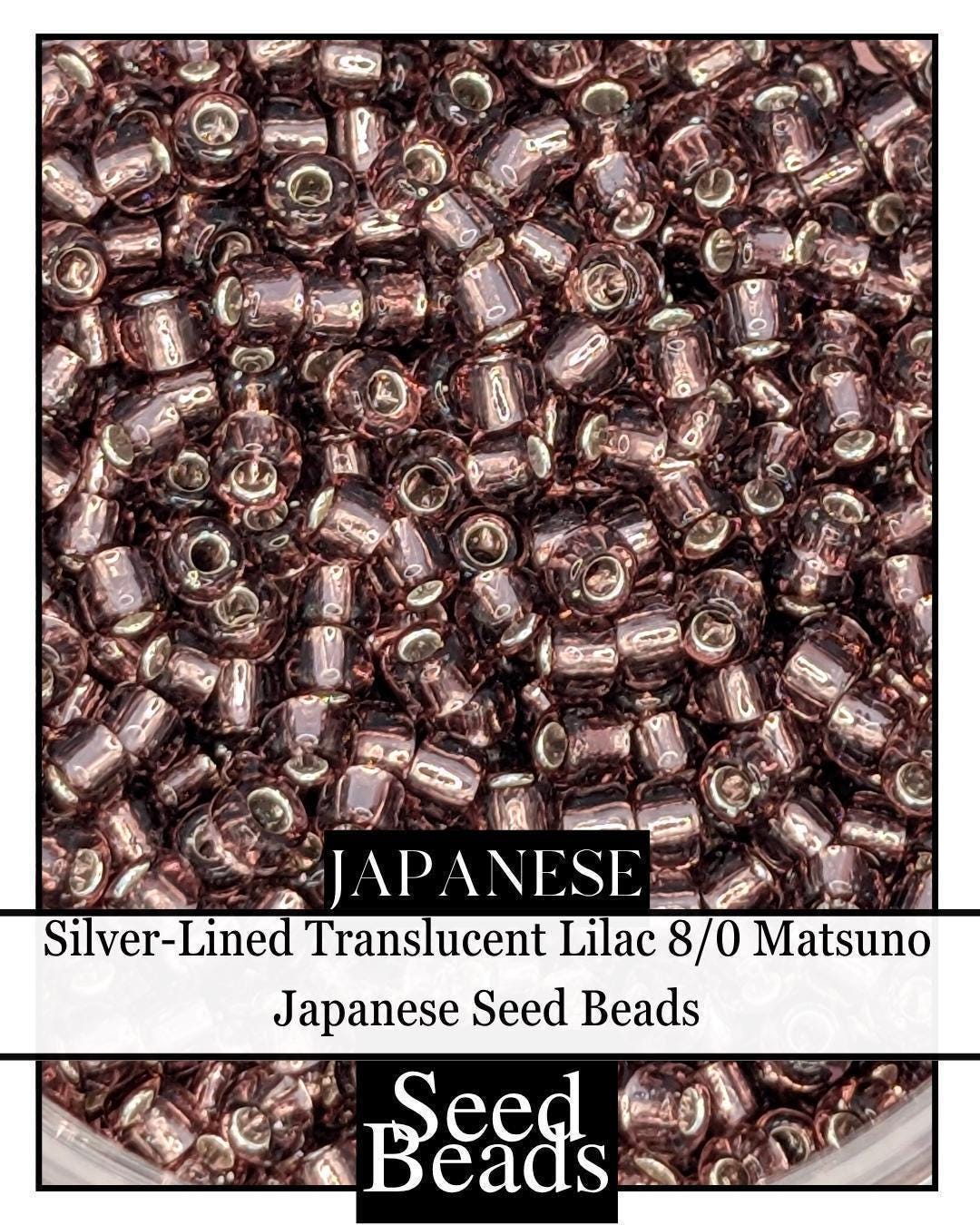 4960SB Silver-Lined Translucent Lilac 8/0 (15g pkg)