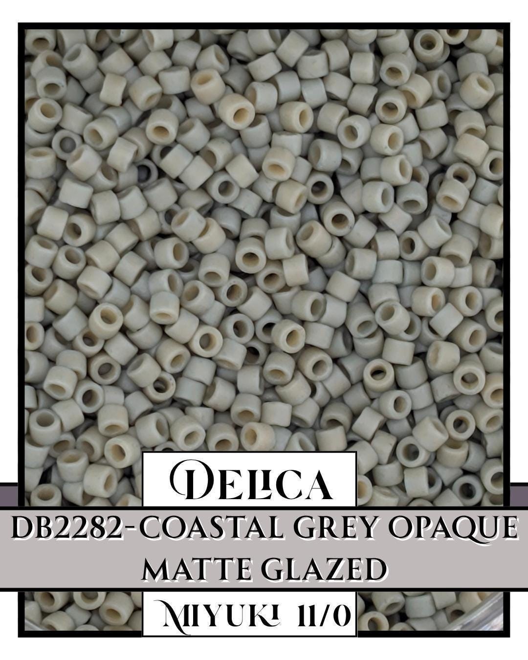 Miyuki Delica Seed Bead Set - 9 New Matte Glazed Delica Colors for Jewelry Making, Beadwork, Craft Projects (6 Grams Each)