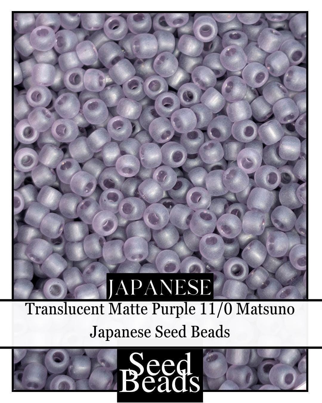 1904SB Translucent Matte Purple 11/0 (15g pkg)
