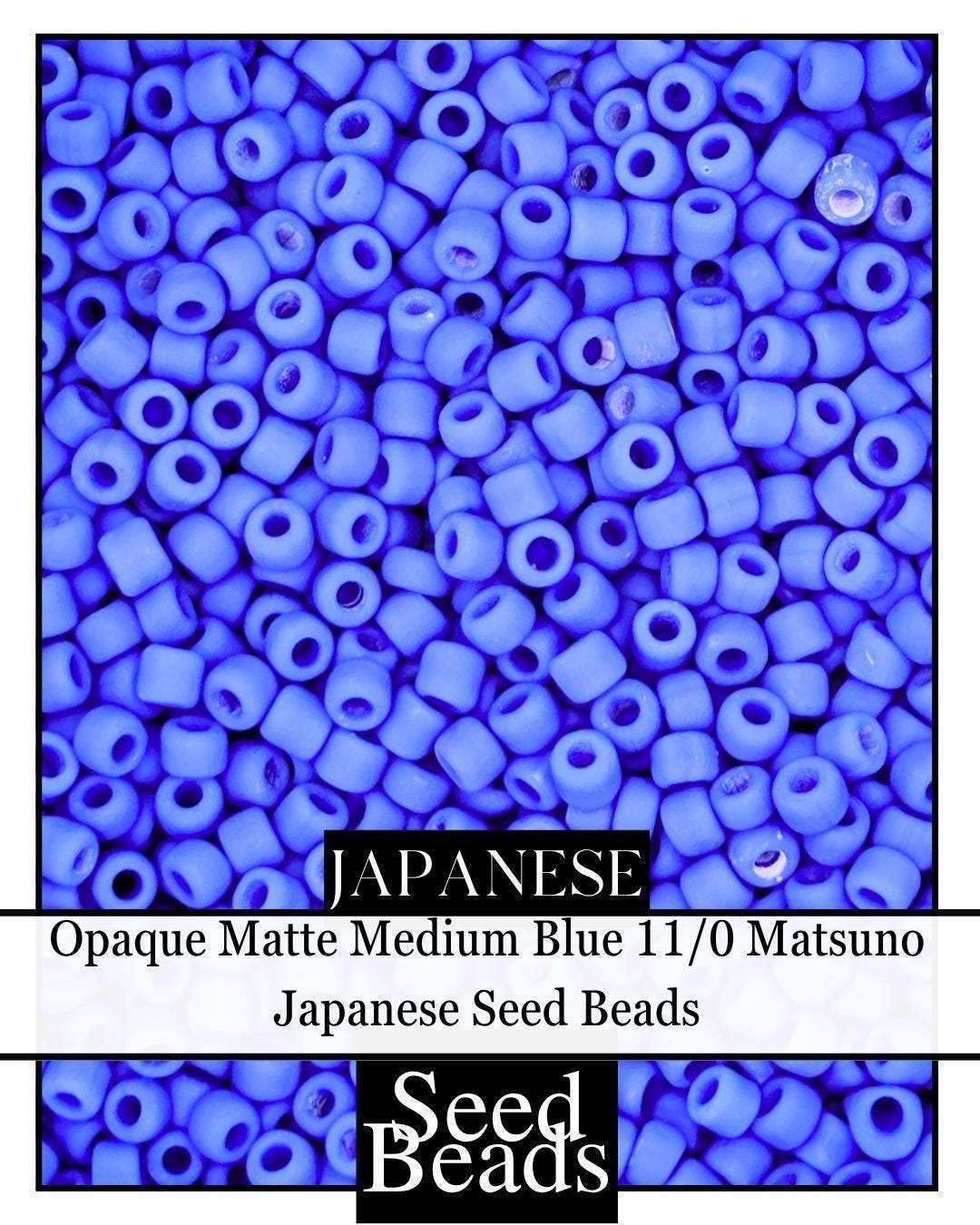 1989SB Opaque Matte Medium Blue 11/0 (15g pkg)
