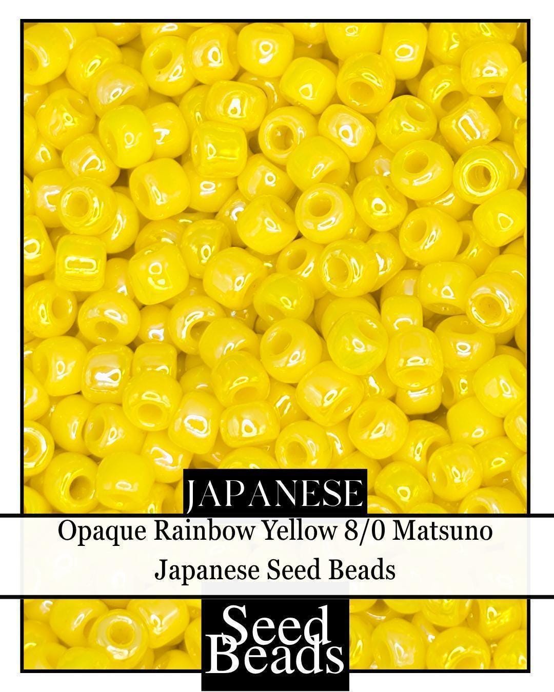 5014SB Opaque Rainbow Yellow 8/0 (15g pkg)