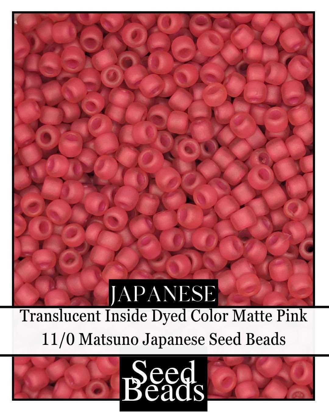 1946SB Translucent Inside Dyed Color Matte Pink 11/0 (15g pkg)