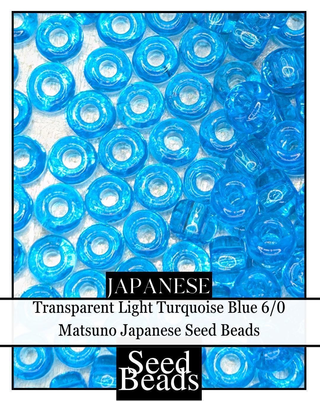 5506SB Transparent Light Turquoise Blue 6/0 (15g pkg)