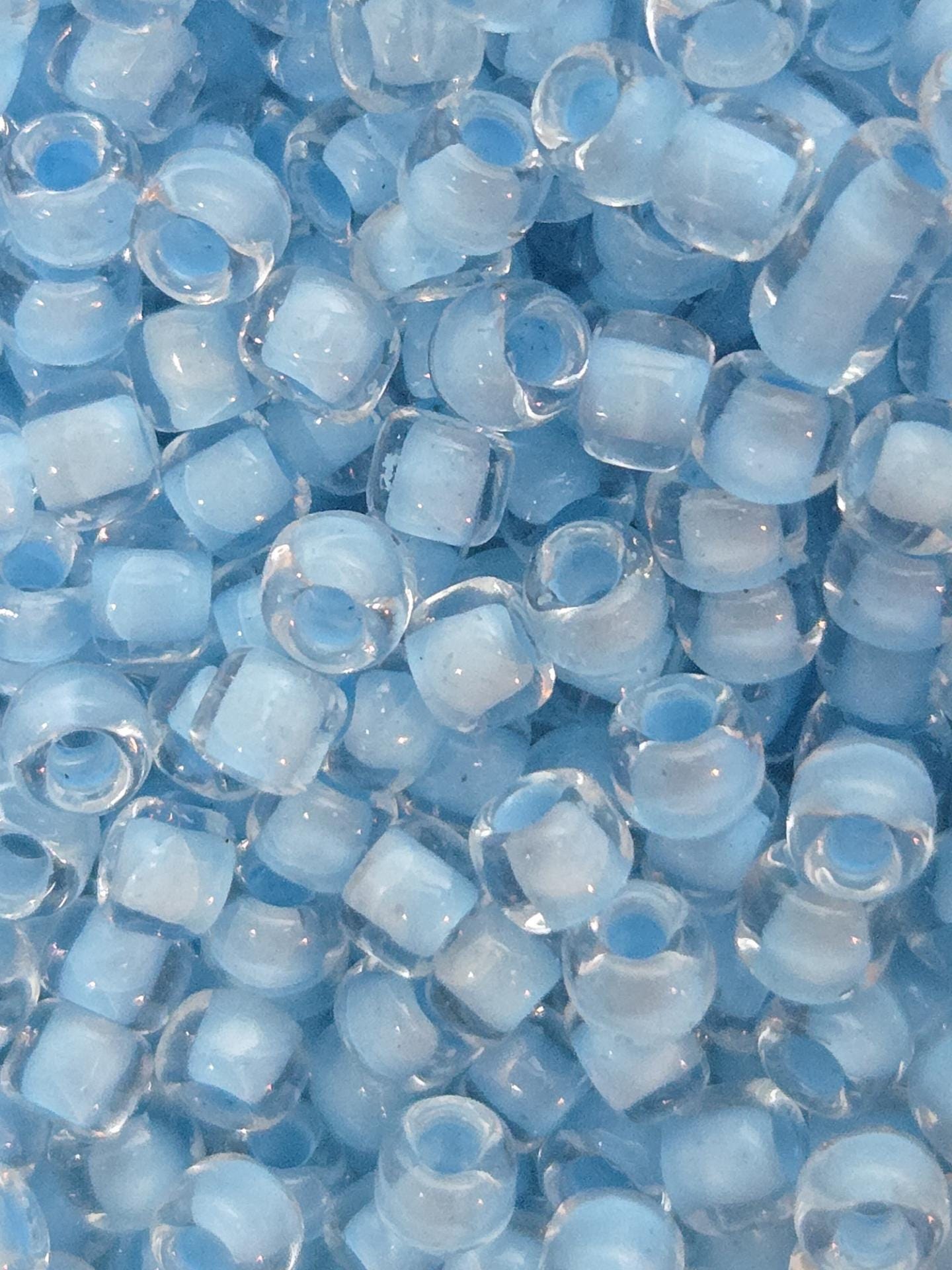 5359SB Translucent Inside Color Light Aqua 6/0 (15g pkg)
