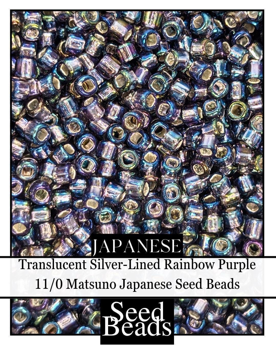 4543SB Translucent Silver-Lined Rainbow Purple 11/0 (15g pkg)
