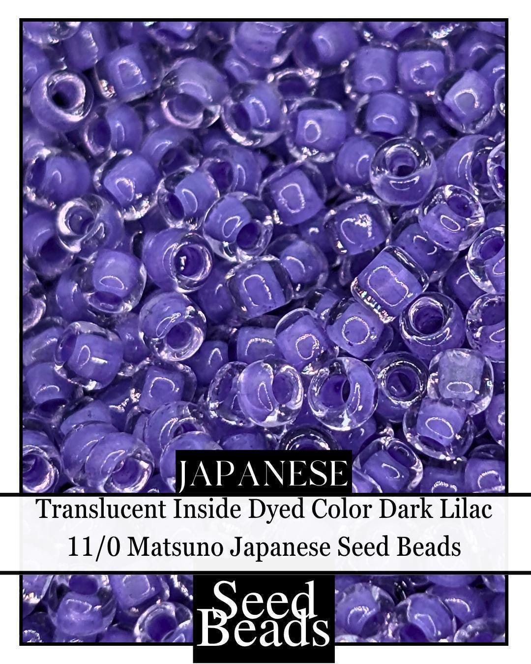 1709SB Translucent Inside Dyed Color Dark Lilac 11/0 (15g pkg)