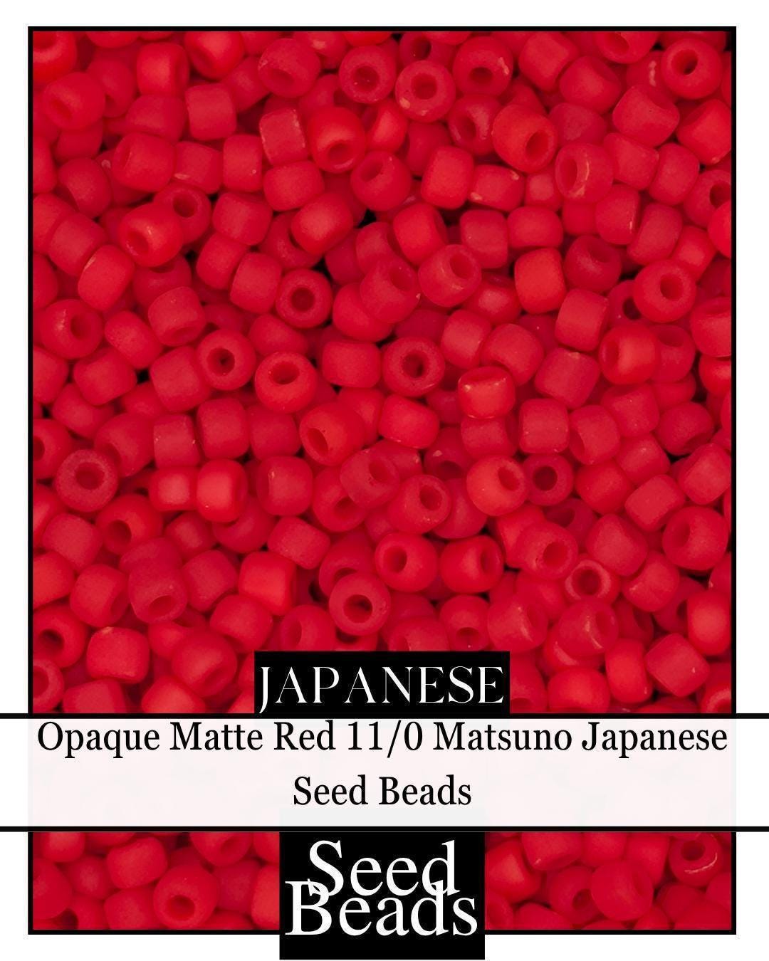 1981SB Opaque Matte Red 11/0 (15g pkg)