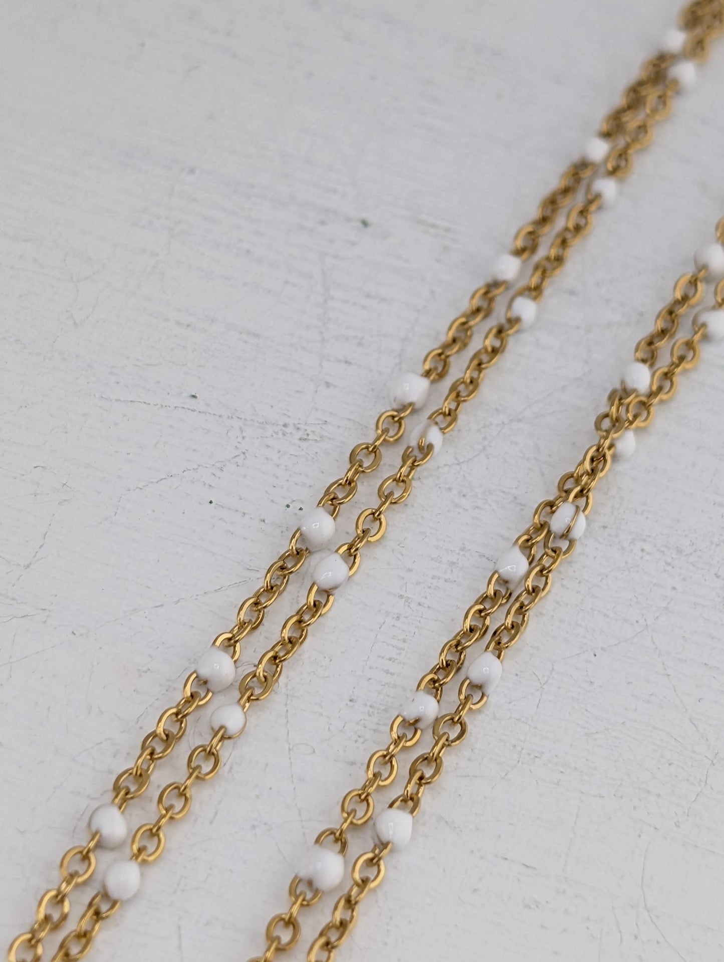 Stainless Steel Necklace Chains Bulk Oil Drip Unfinished Chain for Jewlery Making