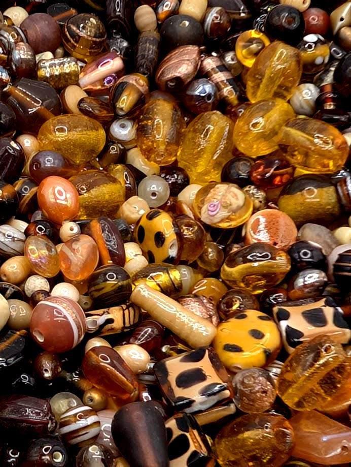 Bulk Handcrafted Lampwork Glass Beads for Jewelry Making: Vibrant Pink Artisan Creations in Bulk