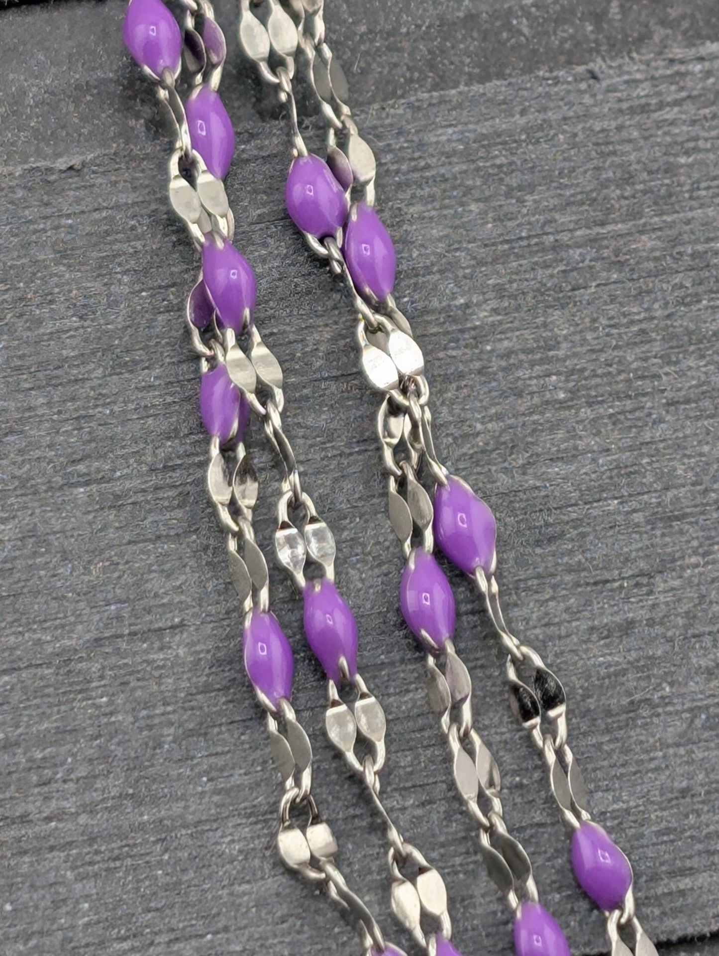 Stainless Steel Necklace Chains Bulk Oil Drip Unfinished Chain for Jewlery Making