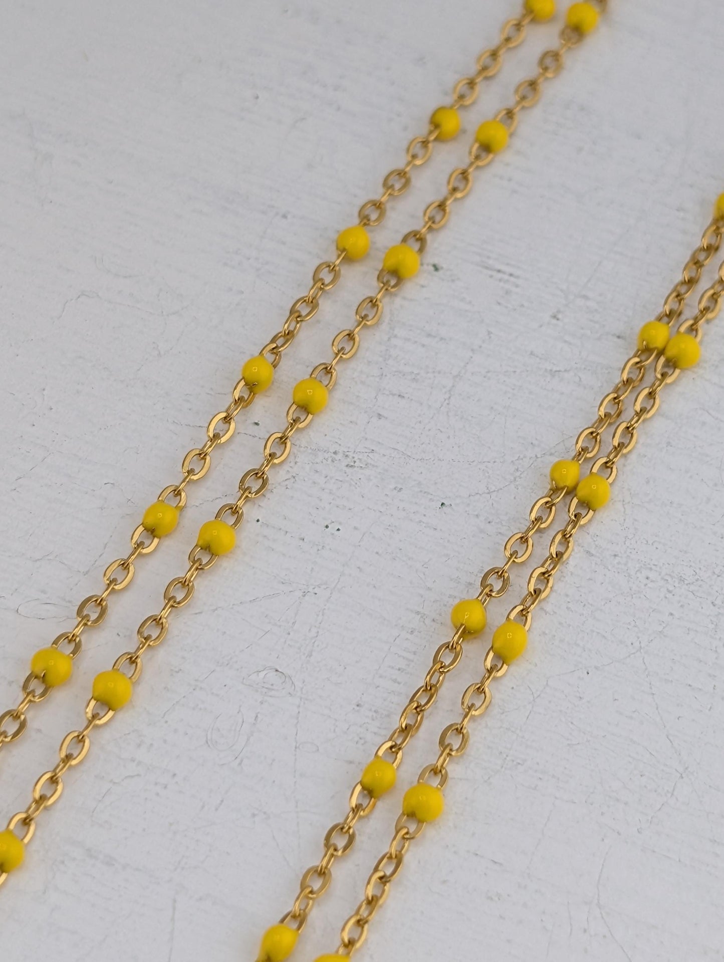 Stainless Steel Necklace Chains Bulk Oil Drip Unfinished Chain for Jewlery Making