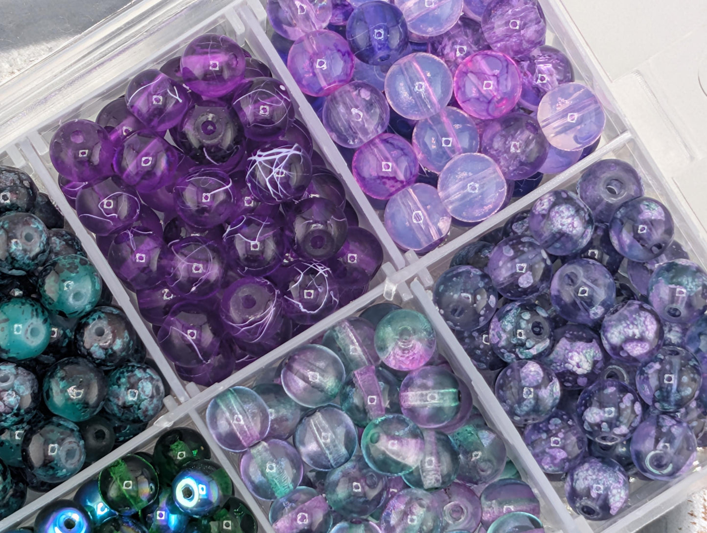 6mm Czech Glass Druk Bead Set