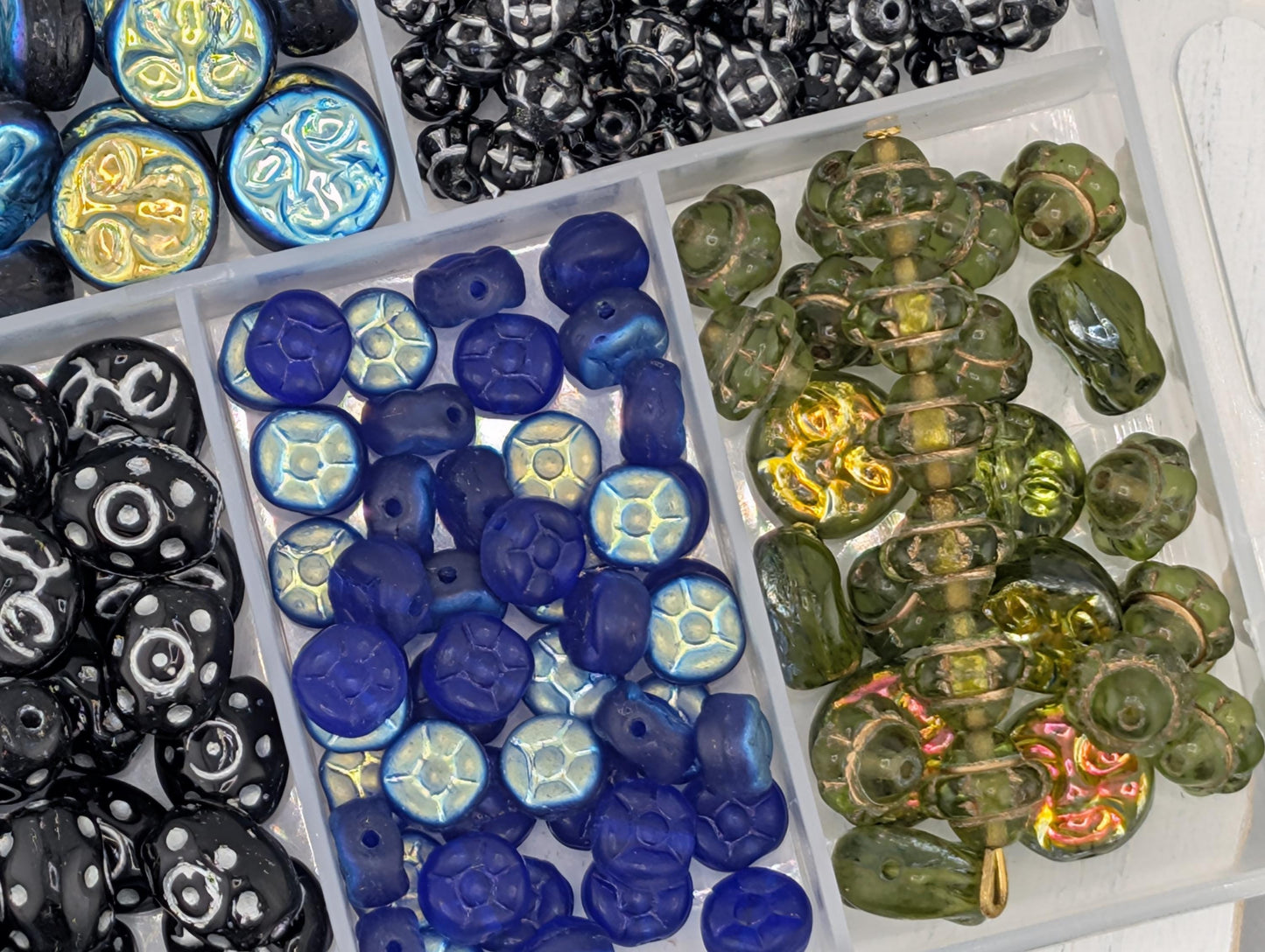 Assorted Czech Boho Style Beads - Glass Beads For Jewelry Making
