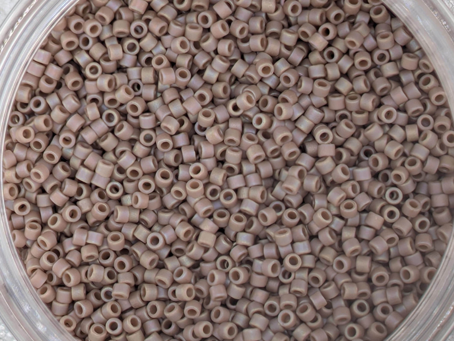 7 Miyuki Delica Size 11/0 Seed Bead Set: Matte Glazed Japanese Glass Seed Beads 7g of ea. color (~1400 beads per 7g)