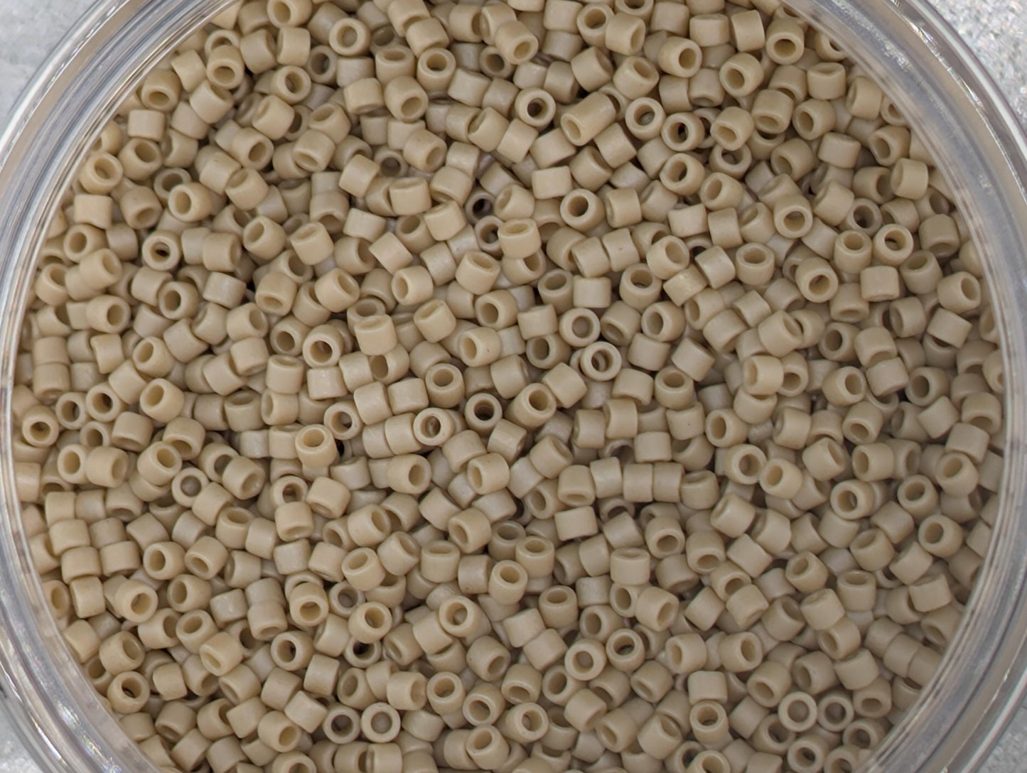 7 Miyuki Delica Size 11/0 Seed Bead Set: Matte Glazed Japanese Glass Seed Beads 7g of ea. color (~1400 beads per 7g)