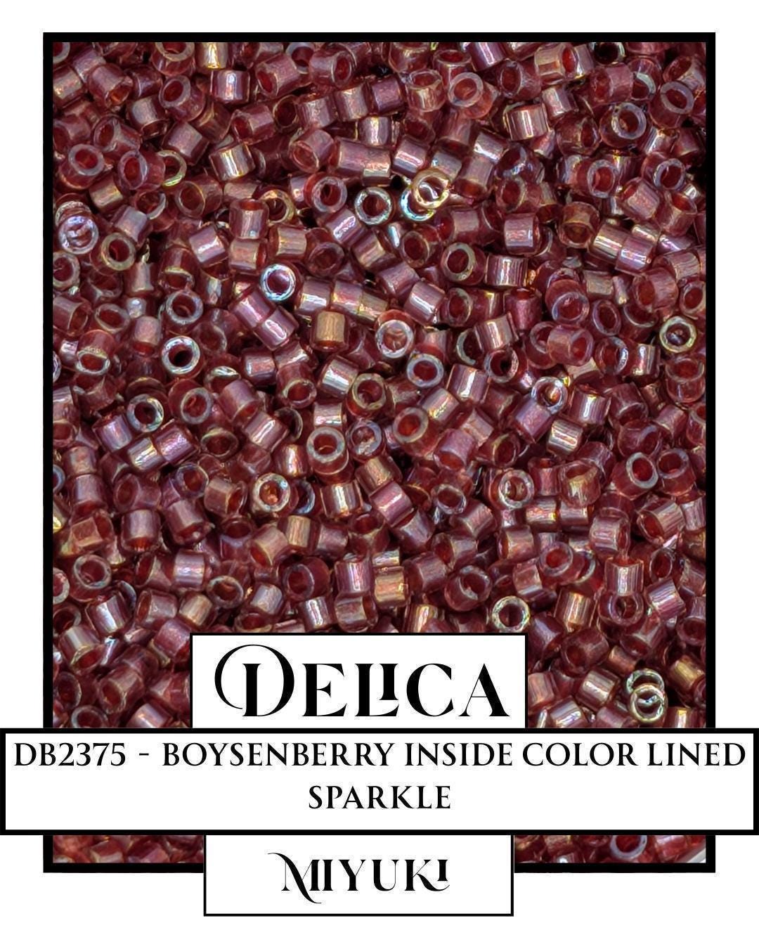 DB2375-Miyuki Delica 11/0:Boysenberry ICL/R (D) (7 gram pkg ~1400 Pcs)