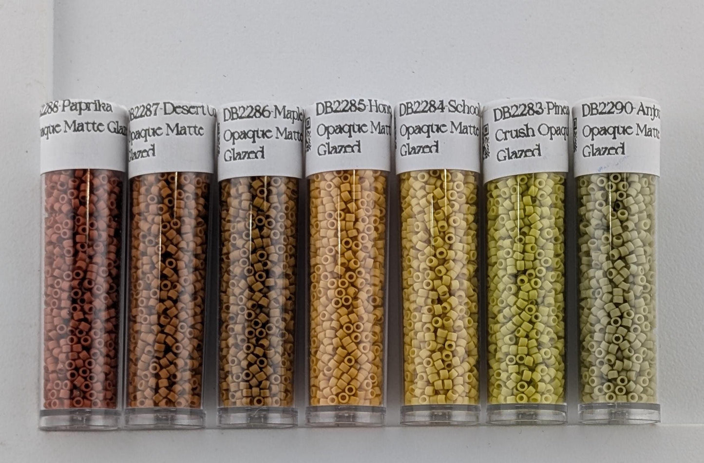 Matte Glazed Delica Seed Bead Kit 14 ColorsSize 11/0 Tube