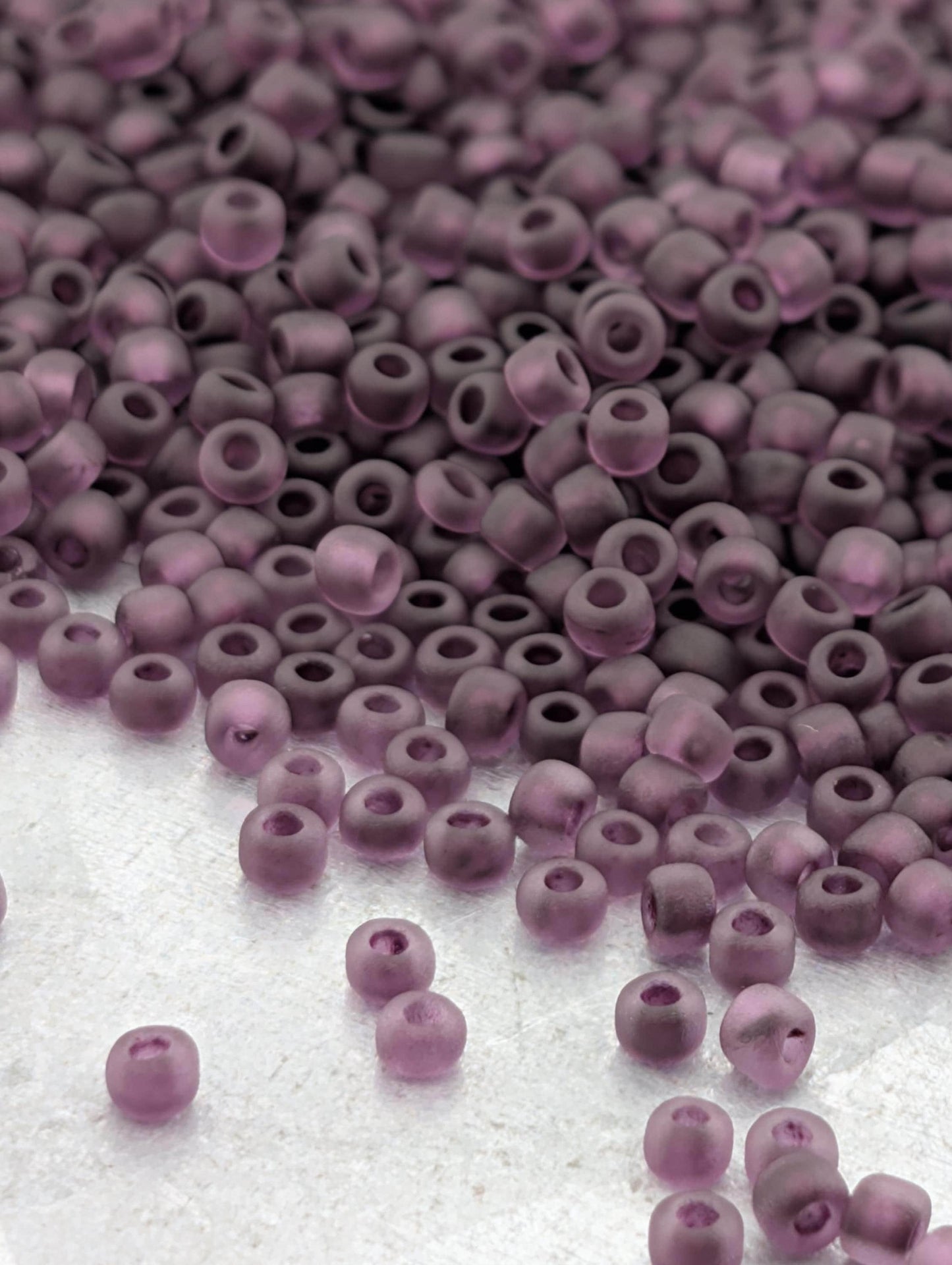 4714SB Translucent Inside Dyed Color Dark Mauve 11/0