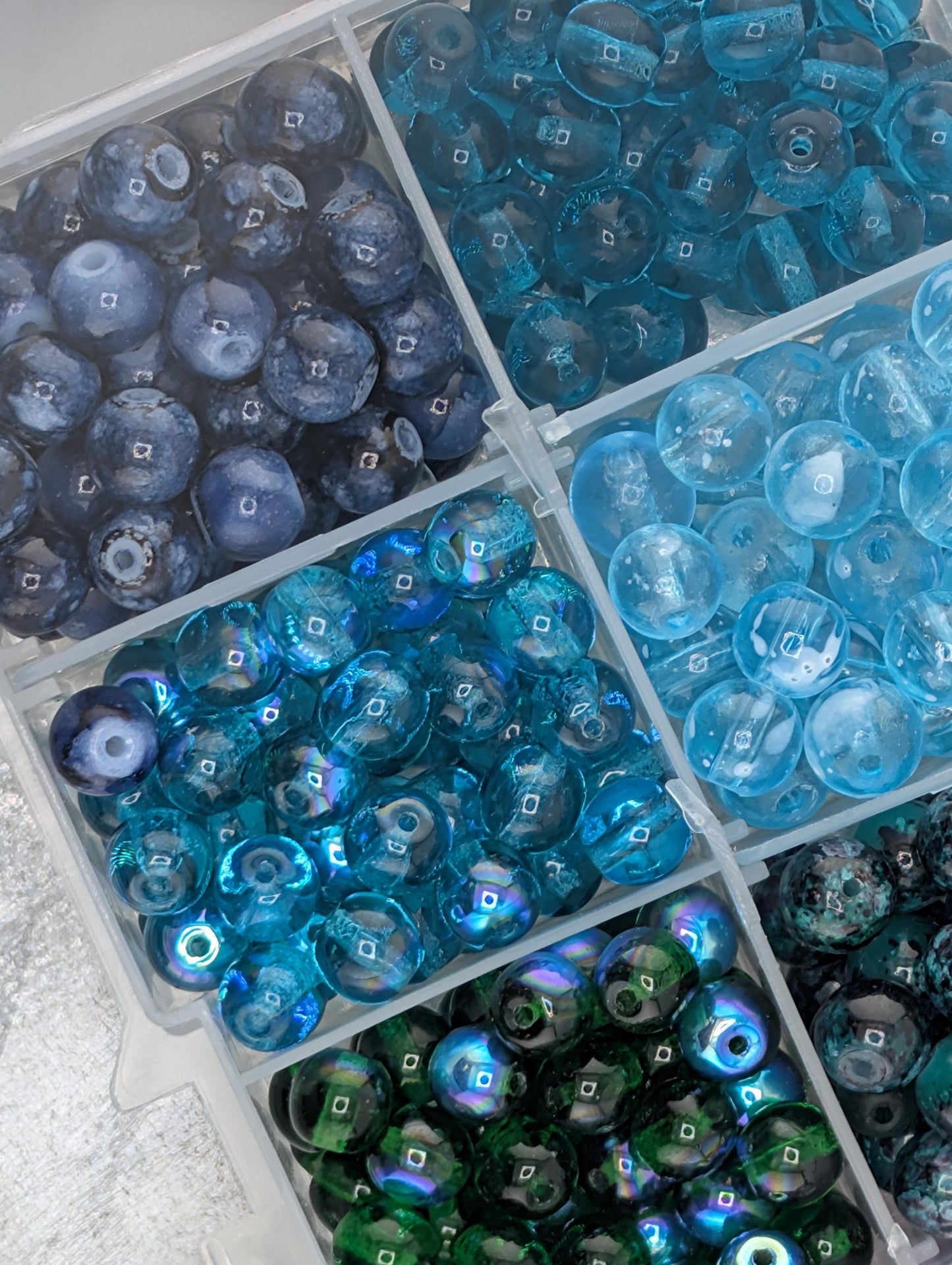 6mm Czech Glass Druk Bead Set