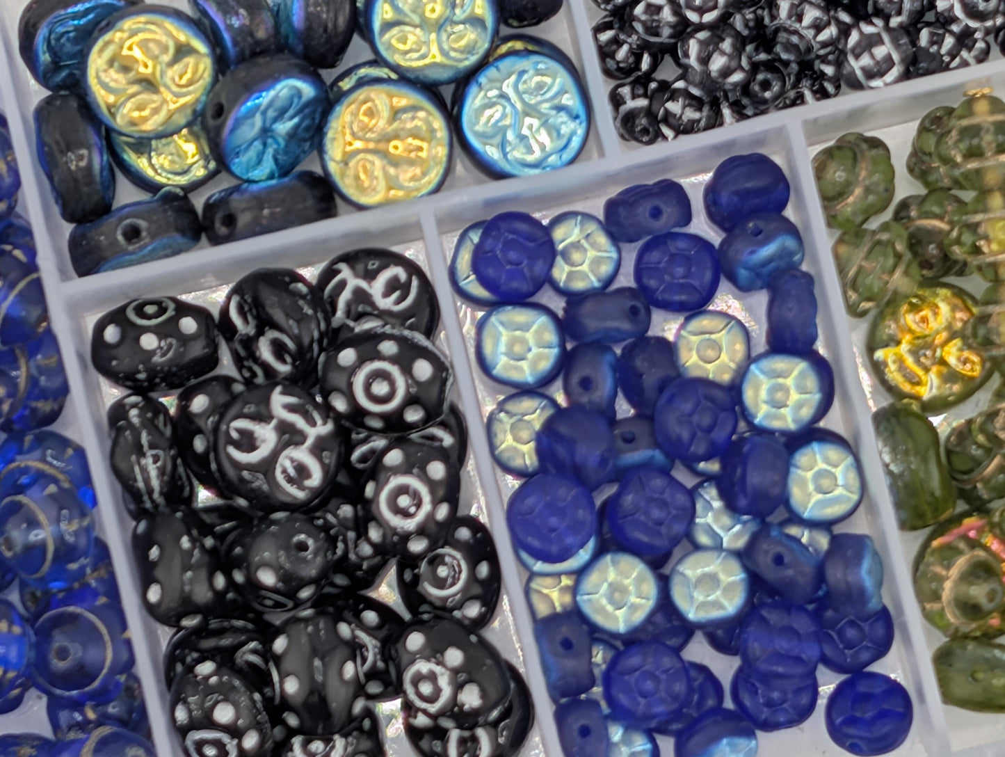 Assorted Czech Boho Style Beads - Glass Beads For Jewelry Making