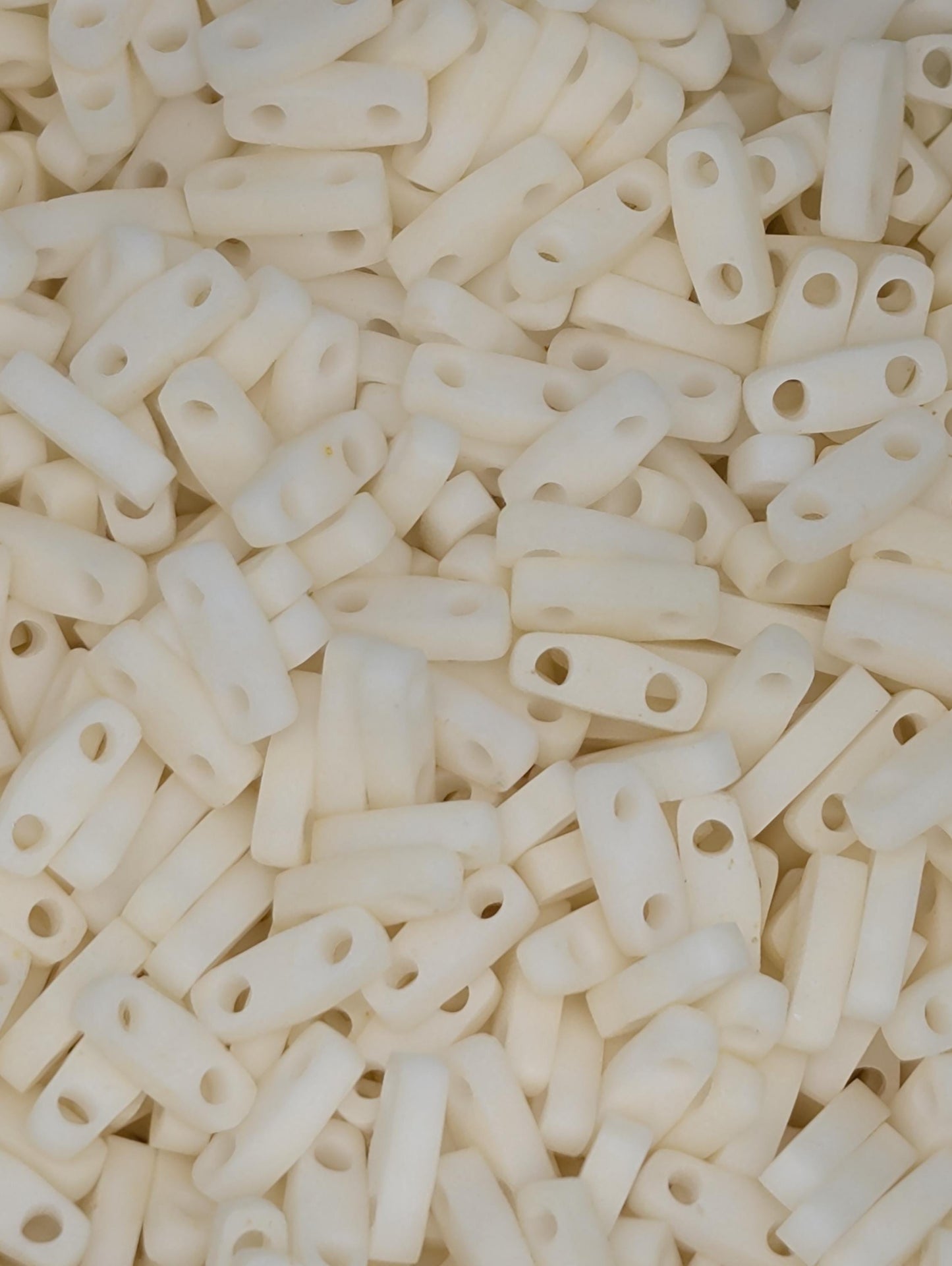 QTL2021-Miyuki Quarter Tila Beads:Cream O/MA (7.5g pkg)
