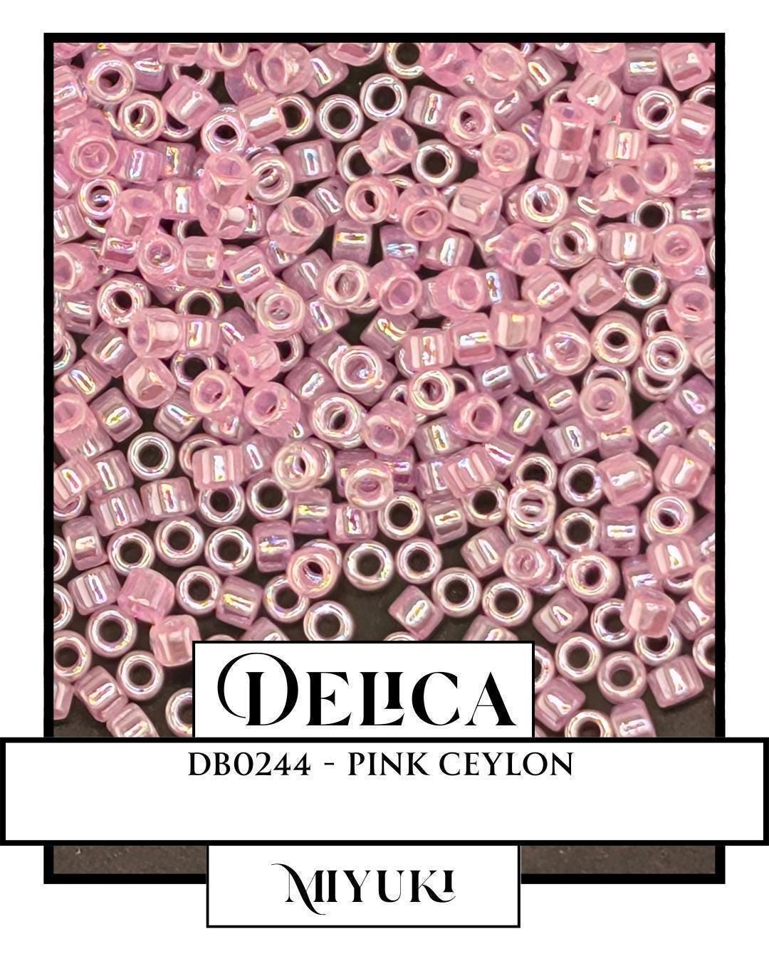 DB0244-Miyuki Delica 11/0:0 (7 gram pkg ~1400 Pcs)