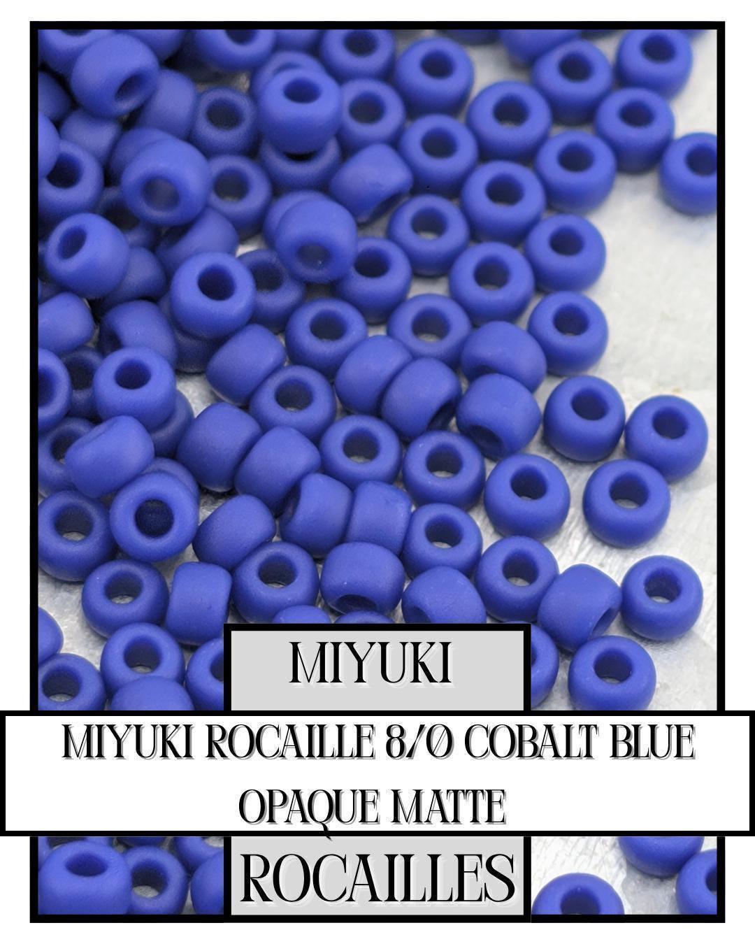 11-0414 Miyuki Rocailles 11/0 | Cobalt Blue Opaque20g