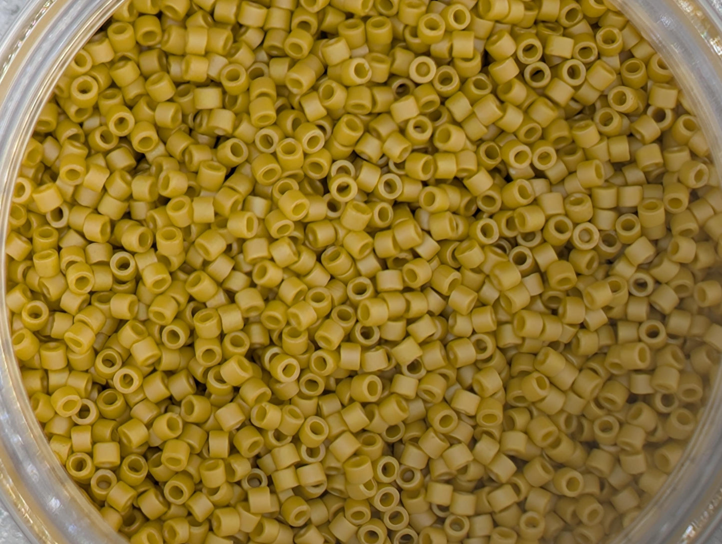 7 Miyuki Delica Size 11/0 Seed Bead Set: Matte Glazed Japanese Glass Seed Beads 7g of ea. color (~1400 beads per 7g)