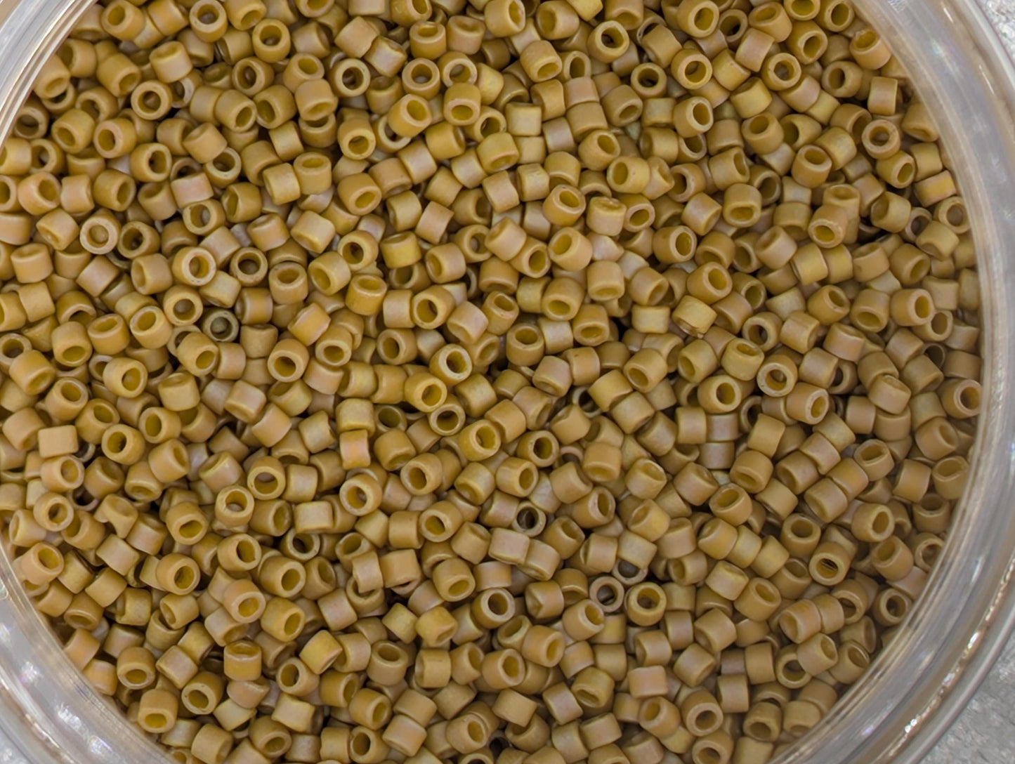 7 Miyuki Delica Size 11/0 Seed Bead Set: Matte Glazed Japanese Glass Seed Beads 7g of ea. color (~1400 beads per 7g)