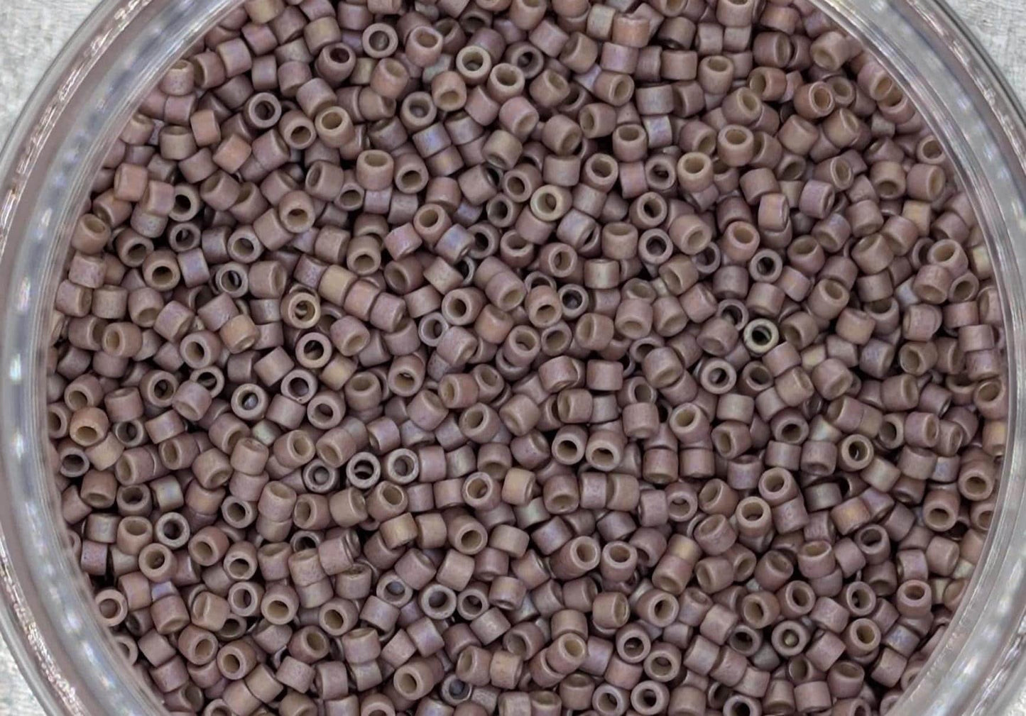 7 Miyuki Delica Size 11/0 Seed Bead Set: Matte Glazed Japanese Glass Seed Beads 7g of ea. color (~1400 beads per 7g)