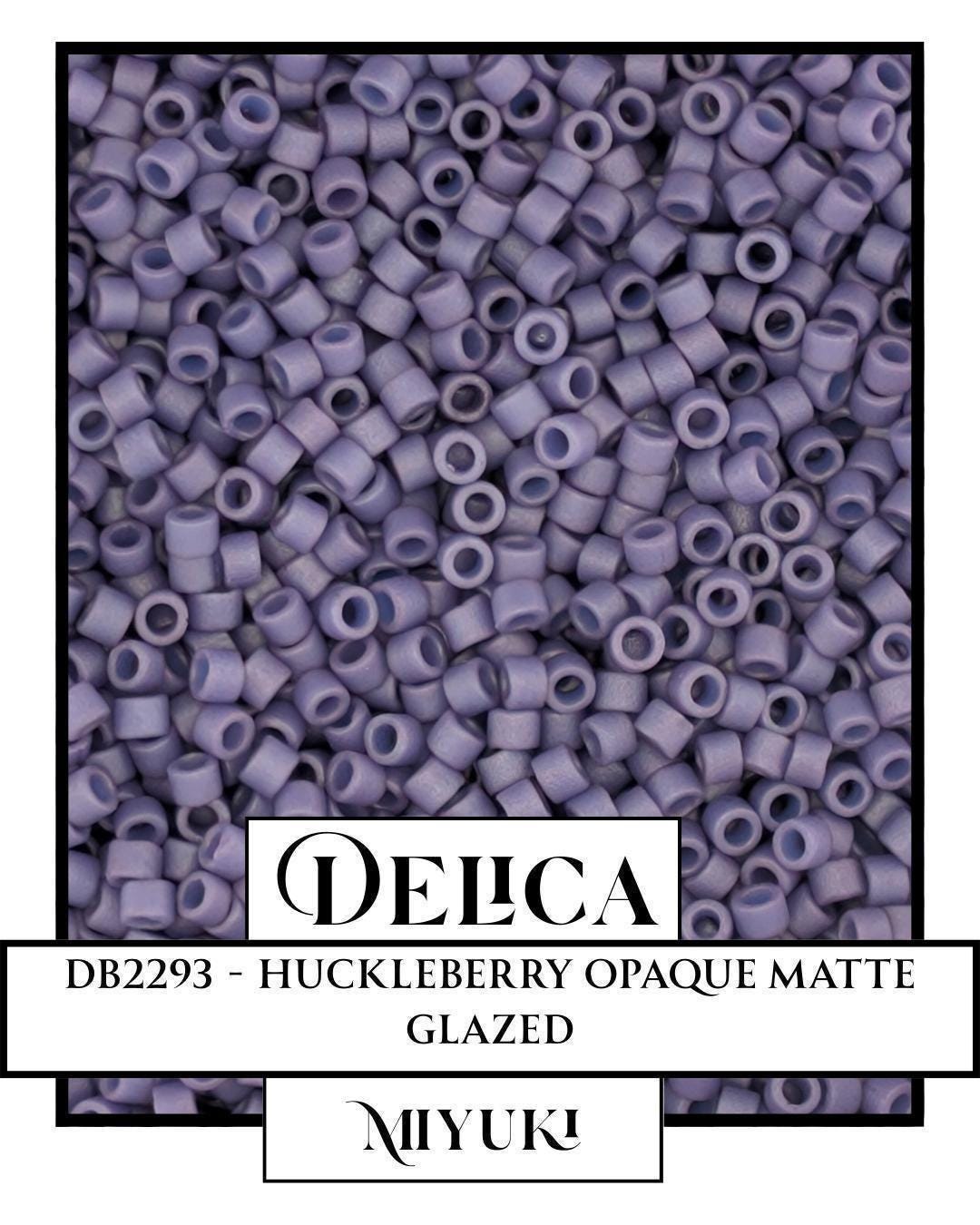 DB2293-Miyuki Delica 11/0:Huckleberry O/MA/GL (7 gram pkg ~1400 Pcs)