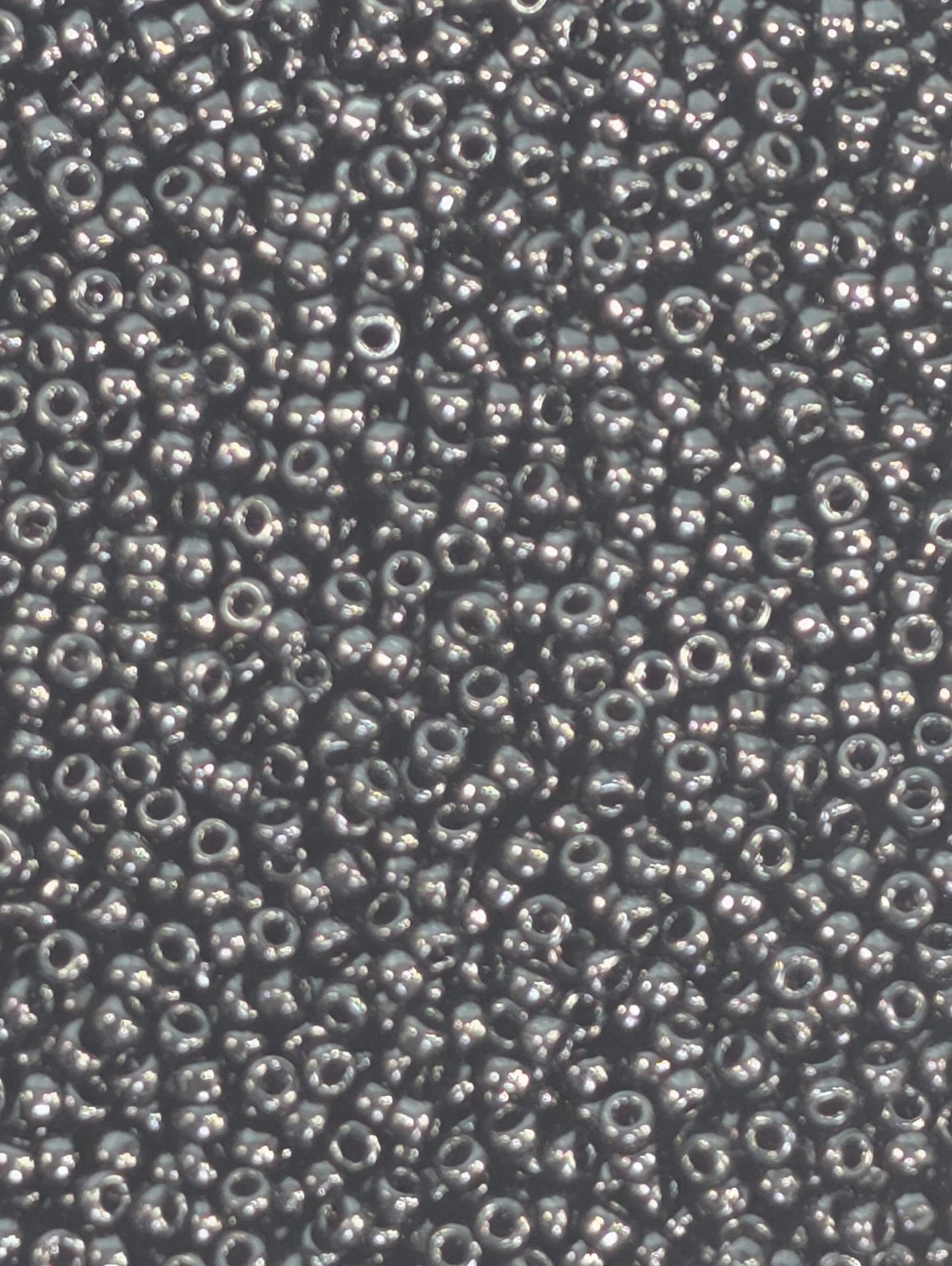 8-0401 Miyuki Rocaille 8/0 | Black Opaque 20g