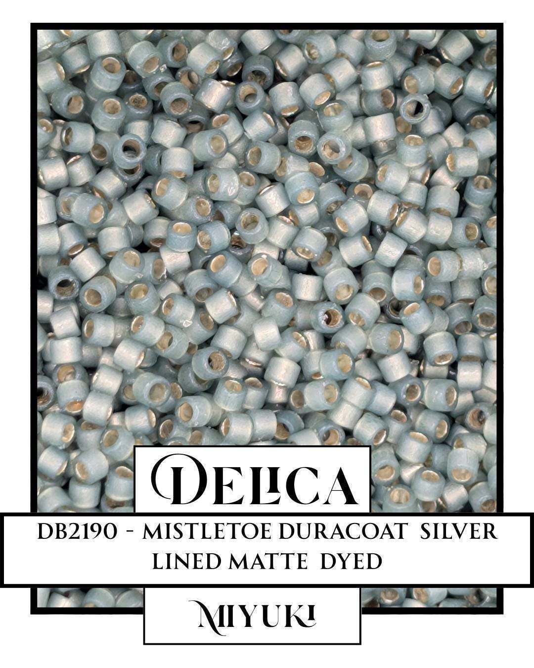 DB2190-Miyuki Delica 11/0:Mistletoe DC SL MA (D) (7 gram pkg ~1400 Pcs)