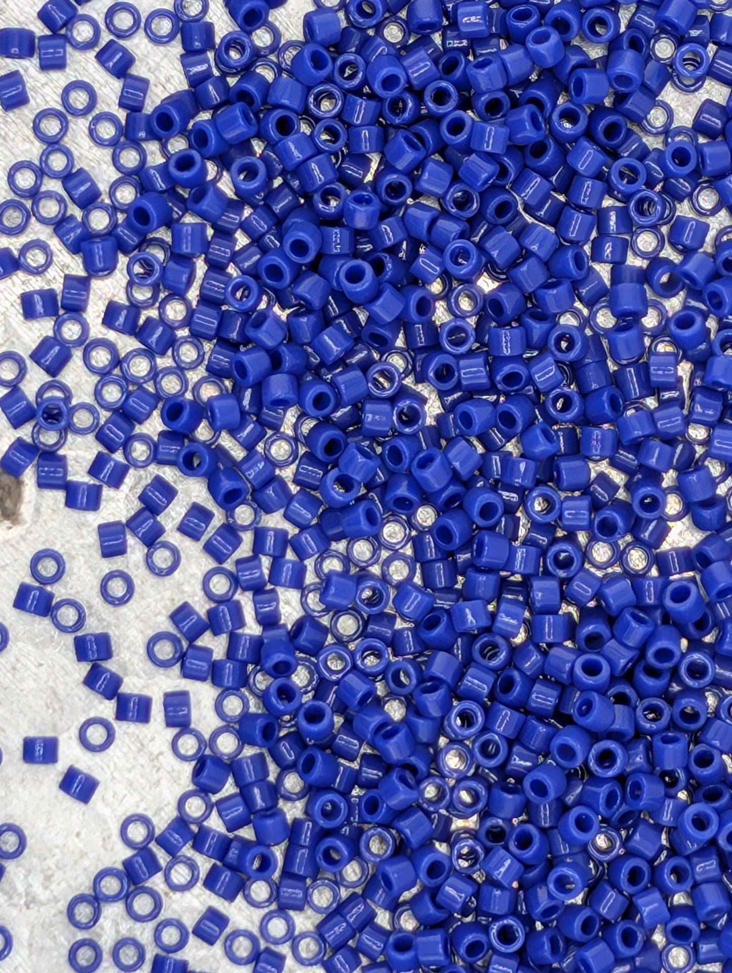 DB0756-Miyuki Delica 11/0:Cobalt Blue O/MA (7 gram pkg ~1400 Pcs)