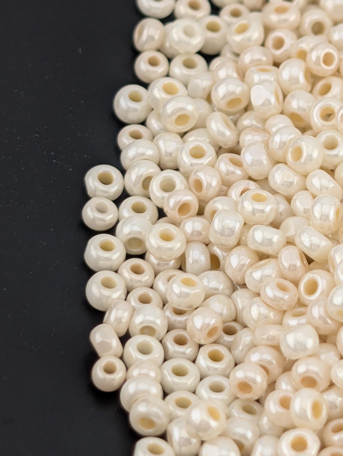 Opaque Luster Dark Shell True Cuts 10c | Preciosa Ornela Seed Beads | Size 11/0 | 15g Pkg ~630 pcs