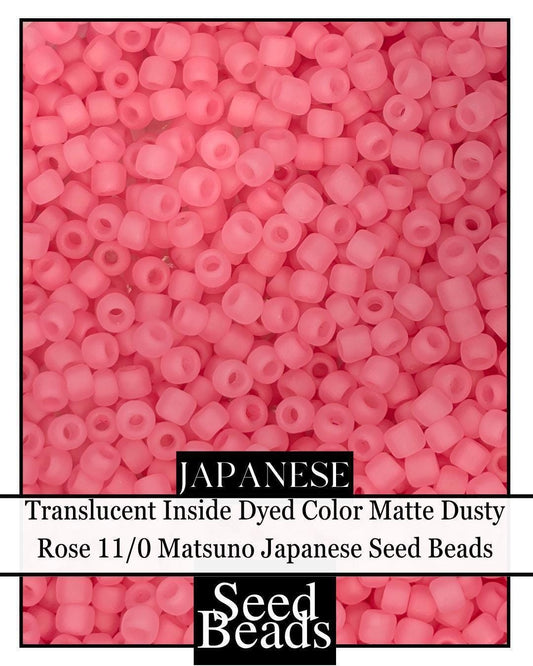 1944SB Translucent Inside Dyed Color Matte Dusty Rose 11/0 (15g pkg)