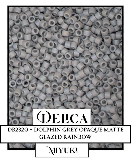 DB2320 - Dolphin Grey Opaque Matte Glazed Rainbow