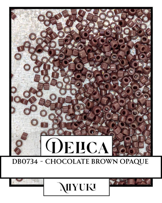 DB0734 - Chocolate Brown O (7.5g pkg) | Bead Weaving | High Quality Uniform Beads