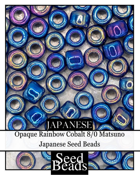 5023SB Opaque Rainbow Cobalt 8/0 (15g pkg)