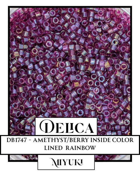 DB1747 - Amethyst/Berry ICL/R (7.5g pkg) | Bead Weaving | High Quality Uniform Beads