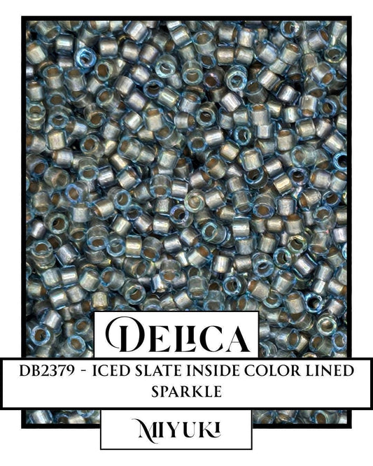 DB2379 - Iced Slate Inside Color Lined Sparkle