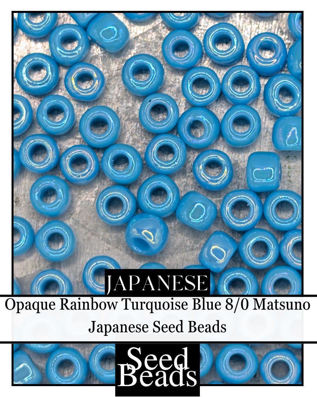 5026SB Opaque Rainbow Turquoise Blue 8/0 (15g pkg)