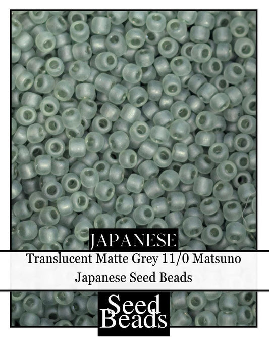 4777SB Translucent Matte Grey 11/0 (15g pkg)