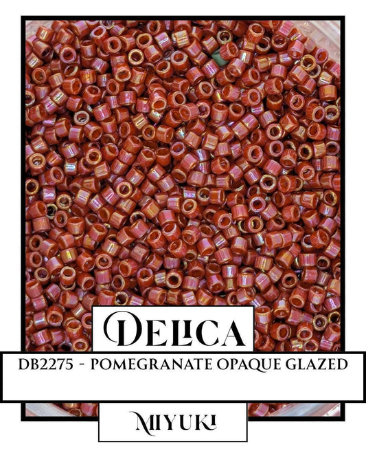 DB2275 - Pomegranate Opaque Glazed (7.5g pkg) | Bead Weaving | High Quality Uniform Beads