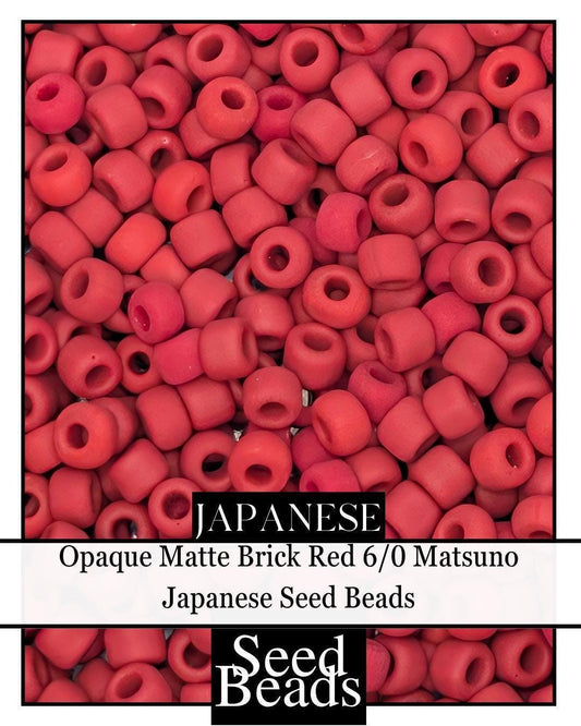 5239SB Opaque Matte Brick Red 6/0 (15g pkg)