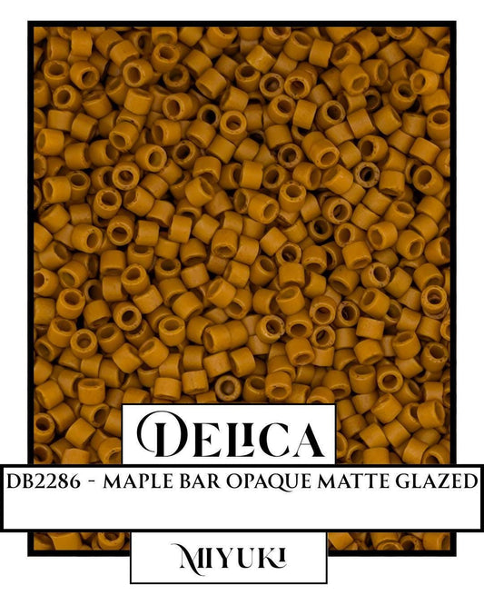 DB2286 - Maple Bar Opaque Matte Glazed (7.5g pkg) | Bead Weaving | High Quality Uniform Beads