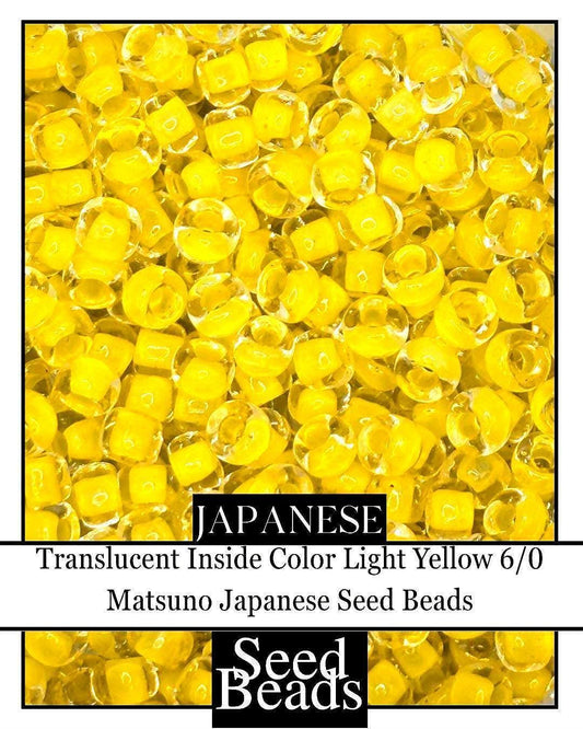 5323SB Translucent Inside Color Light Yellow 6/0 (15g pkg)