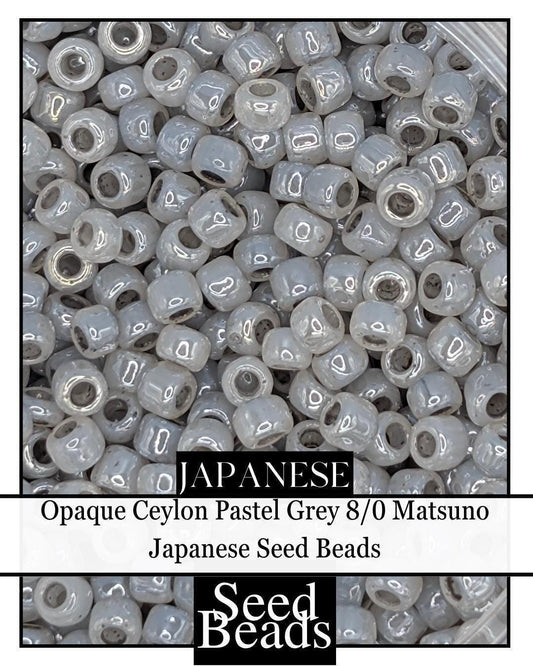 8238SB Opaque Ceylon Pastel Grey 8/0 (15g pkg)